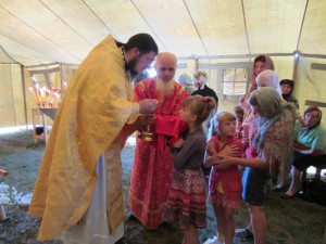 Первая Литургия в с.Решеты