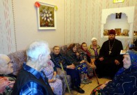 Священник посетил Дом Милосердия
