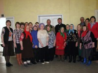 Встреча с пожилыми людьми в Цветниках