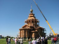 Освящение нового храма в честь Покрова Пресвятой Богородицы в. с. Верх-Каргате