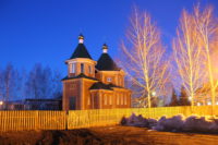 Завершаются работы по возведению православного храма в с. Довольном