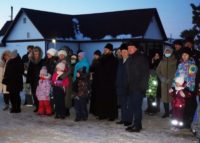 Епископ Филипп принял участие в открытии снежного городка и городской елки в г. Карасуке (видео)