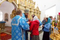 Архиерейская Литургия в Кафедральном соборе г. Карасука в день праздника Рождества Пресвятой Богородицы (видео)