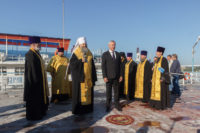 Корабль-церковь «Святой апостол Андрей Первозванный» отправился в очередной миссионерский рейс (видео)