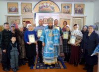 Архиерейская Литургия в храме села Белого в день праздника св. великомученицы Екатерины