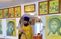 Литургия в храме во имя свв. апп. Петра и Павла с. Хорошего