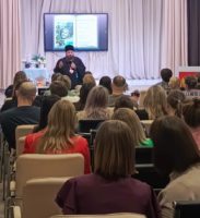 Епископ Филипп посетил родительское собрание по выбору модуля ОПК в Техническом лицее 176 г. Карасука