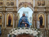 Праздник Сретения Господня и митинг, посвященный выводу российских войск из Афганистана, в г. Карасуке