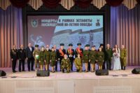 Новосибирская область, епископ Филипп принял участие в праздничном концерте посвящённый «Эстафете Победы — 2025» в г.Карасуке.