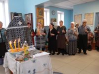 Таинство Соборования в храме с. Довольного