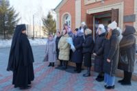 Архиерейская Литургия в кафедральном соборе г. Карасука в день памяти свт. Григория Паламы