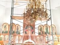 Косметический ремонт в кочковском храме