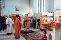 Архиерейская Литургия в Троицком соборе р. п. Ордынское в Неделю о самаряныне