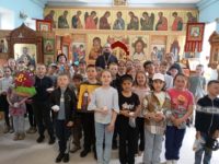 Детский праздник в храме с. Довольного