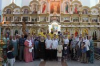 Архиерейская Литургия в Троицком соборе  Ордынска в Неделю 3-ю по Пятидесятнице