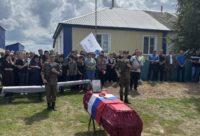 Проводы в вечность православного воина в  р. п. Краснозерское