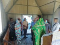 Освящение часовни во имя Ксении Петербургской на Кочковском кладбище