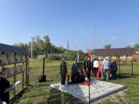 Торжественное открытие на мемориале Славы с. Половинного памятных имен воинам, погибшим на СВО