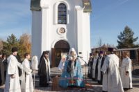 Митрополит Никодим совершил освящение часовни во имя святого Георгия Победоносца в с. Верх-Ирмень