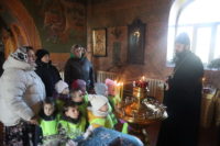 Беседа с детьми в храме г. Купино в день  Покрова Пресвятой Богородицы